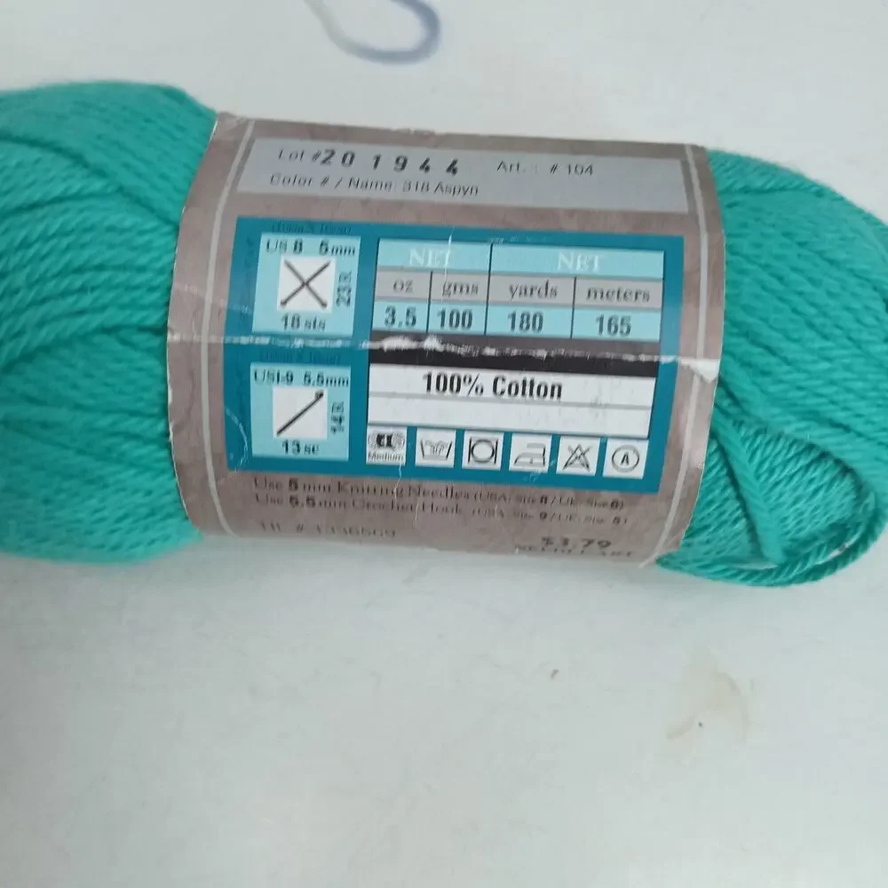 15X Hobby Lobby I Love This Cotton! 100% Cotton Worsted Yarn Lot Skeins